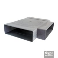 Picture: Odbočka štvorhranná T-kus 60x200 mm, šedá